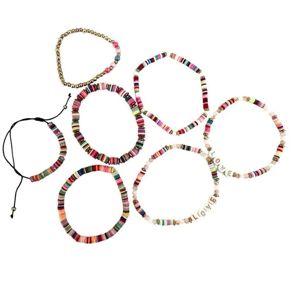 Colorful beaded bracelet bundle - Picture 2 of 7